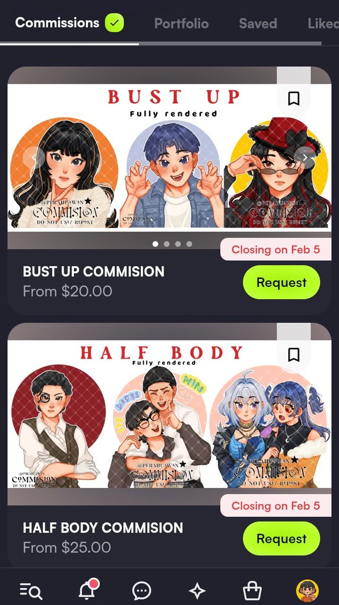 PerahuAwan__'s tweet photo. ✨ OPEN COMMISION ✨

[🩷&amp;🔁 Are very appreciated]

Hey guys, so I just opened my commission on vgen. I need more money this month so I opened commissions for international clients 🫶🏻💖 

Vgen: https://t.co/gOmNGIcYAW

#VGenComm #commissionsopen #vgenartist #Commission https://t.co/ZR7Eab68Se
