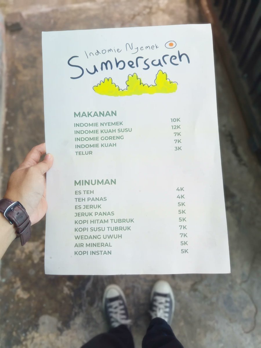 🟦🟨 sudah buka lagi!

🍜 sumbersareh
🤳 instagram.com/sumbersareh
📍jl. pisang agung v no.5, pisang candi, malang, 
📝 disarankan ke sini naik motor aja
🥞 tersedia pancake
🏷️ harga ada di slide keempat

#mahasiswamalang #kulinermhsmlg