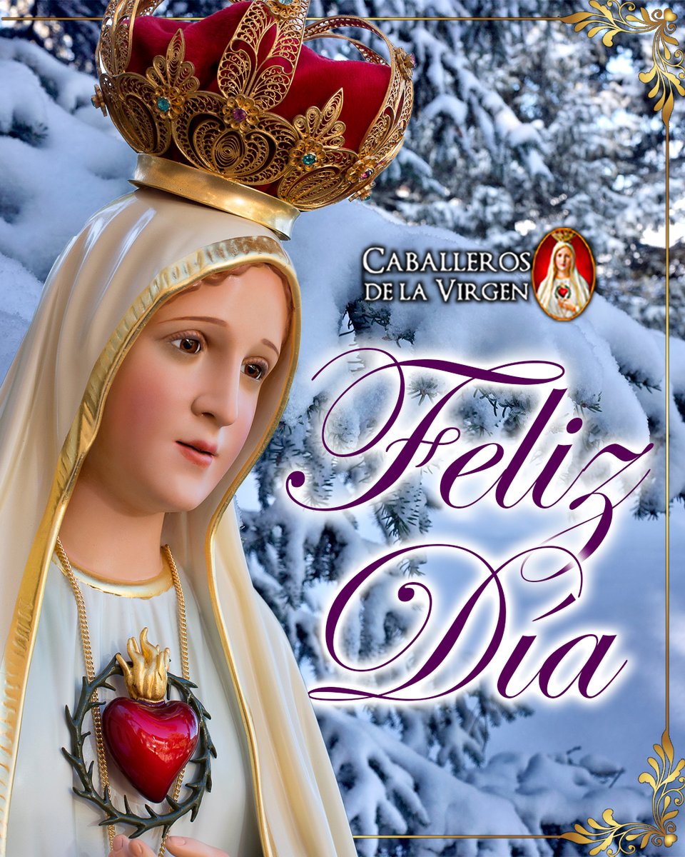 Virgen de Fátima, Madre fiel, acompáñanos hoy con tu luz y tu ternura, y enséñanos a caminar en la paz de tu Hijo.