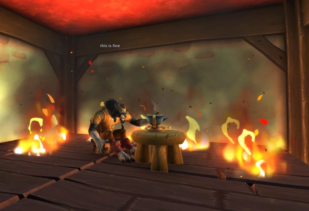 this is fine #warcraft