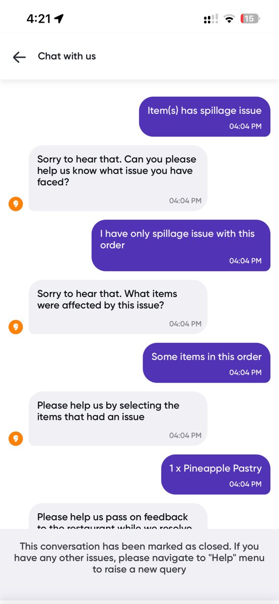 axbansal's tweet photo. “Packaging of dishes is handled solely by the restaurant.”,

then why am i being dragged through entire chat to upload pictures on your app? 🤔

I believe this is something you know at the start of chat 
@Swiggy ? Save the troubles of your engineering team..
id 226490812967364 https://t.co/UMkg2kFwTE
