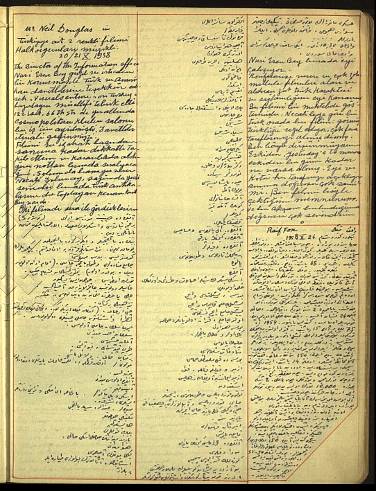 "Nev'i şahsına münhasır" ifadesinin tam olarak karşılığı Süheyl Ünver olsa gerek...
Amerika defterinden sayfalar...
