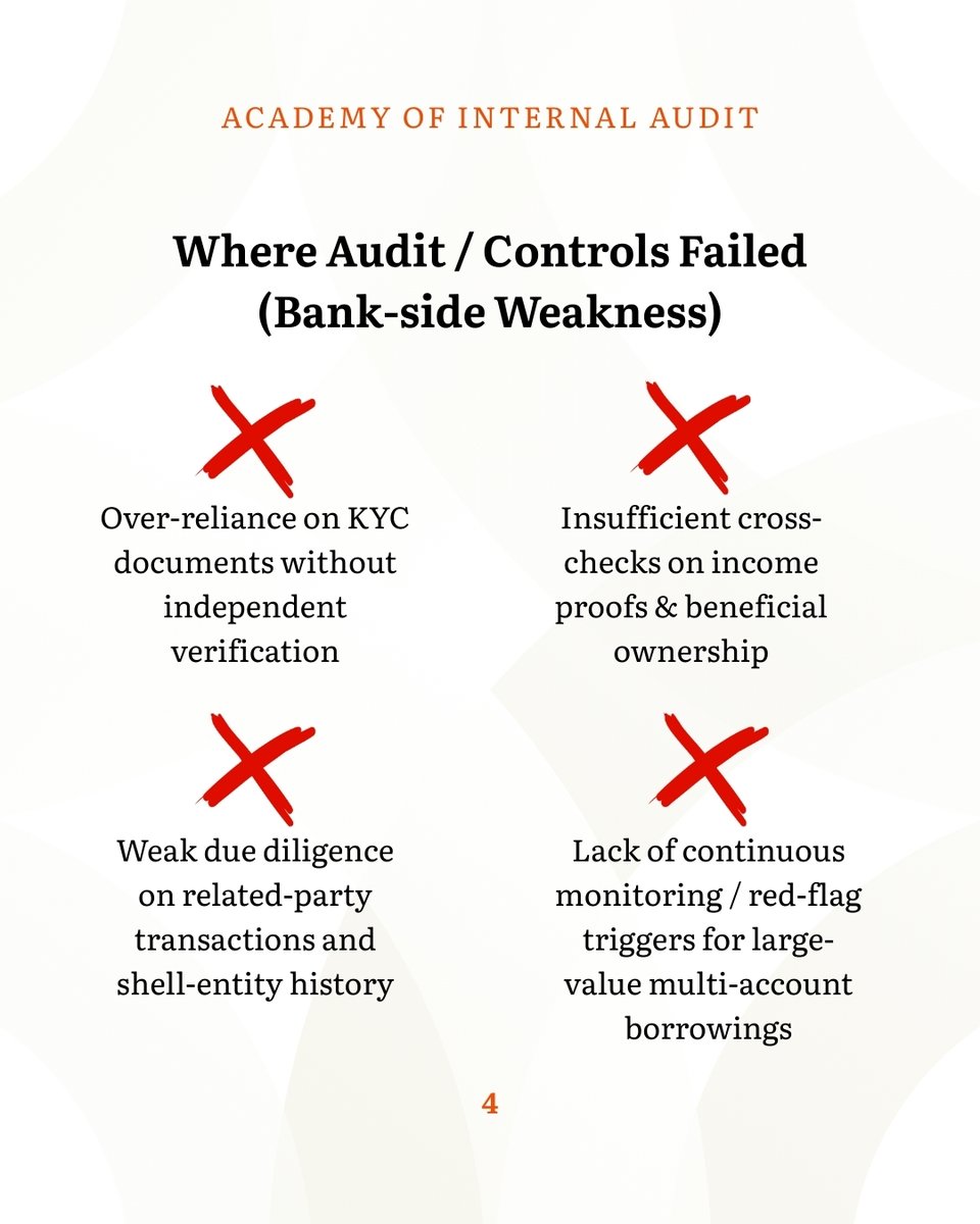 AcademyAudit's tweet photo. For audit and risk professionals, so next time when you audit, the lesson is clear: trust documents less, and your judgment, analysis and controls more.
#AuditProfessionals #ForensicAudit #RiskAndCompliance #InternalAudit #CFE #CIA #CAMS #AuditLife #ProfessionalLearning #Crime https://t.co/BS2gJl72Yb