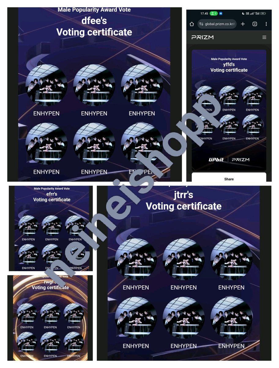 Thank you so much for participating 🥳🥳

Here's proof of 30 votes🎟️ for #ENHYPEN on GDA Male Medal Award

drive.google.com/drive/folders/… #neiproof