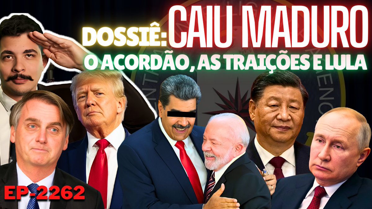kimpaim's tweet image. Dossiê: CAIU MADURO - Os Indicíos do ACORDÃO, As TRAIÇÕES e o PAPEL de LULA + Brasil SERÁ o Próximo.
youtu.be/NPFl6eNJ1-k