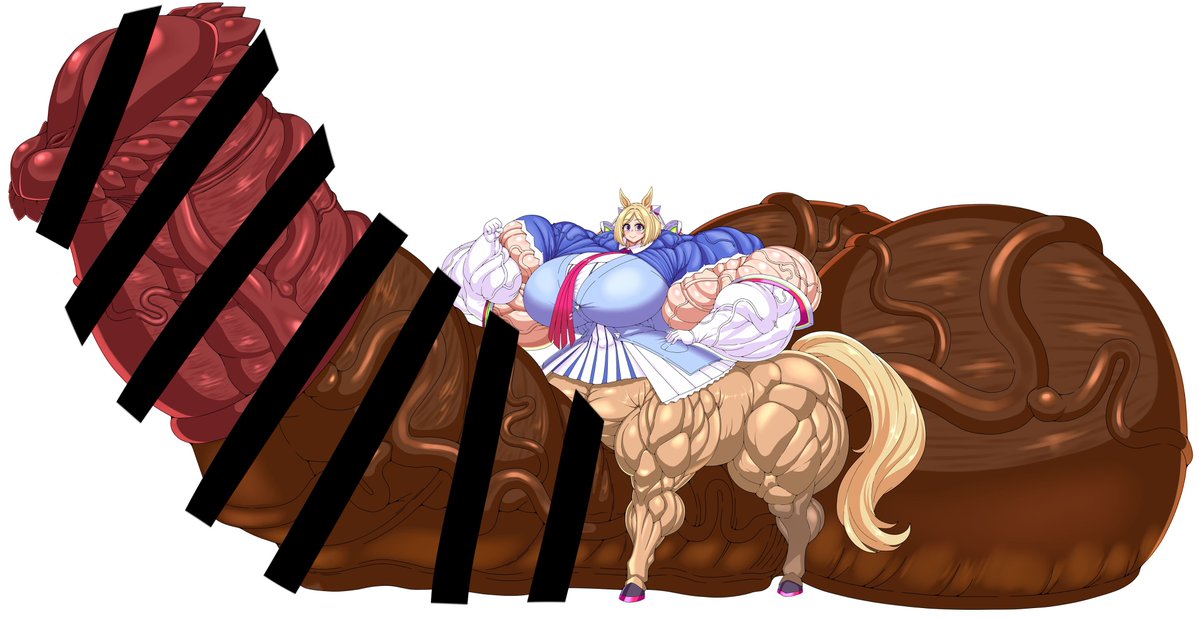 折角なのでケンタウロスakちゃんに立派なふたなり逸物を見せてもらった差分こさえました。コイツはすさまじいぜ……( ˘ω˘)
それとついでにこれまた立派な鏡餅(意味深)も作ってもらいました。アリガタイナァ…🙏 