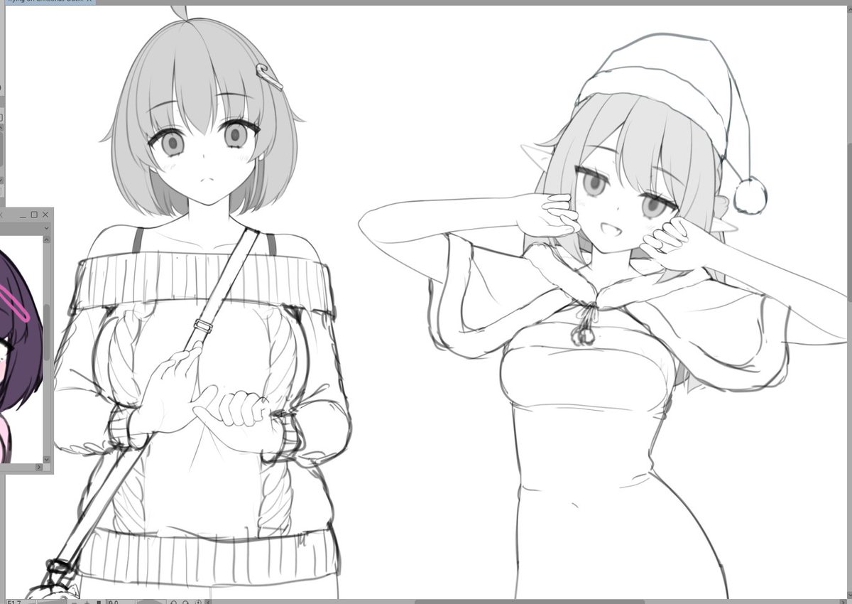 I'm drawing OCs again.