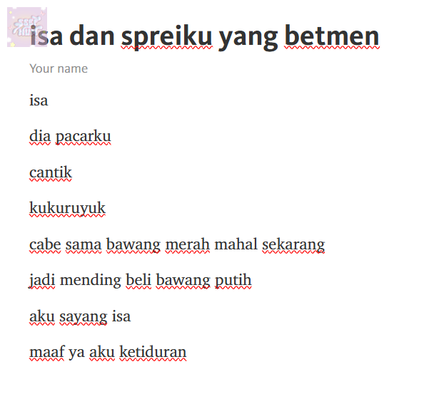 munvess's tweet image. -rl boleh bantu bilang "isa, kukuruyuk" terimakasih