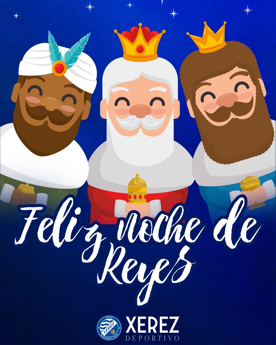 XerezDFC's tweet image. 👑🎁 Que esta noche llegue cargada de ilusión, regalos y sobre todo mucho 𝐱𝐞𝐫𝐞𝐜𝐢𝐬𝐦𝐨

💙 ¡Disfrutemos con #LaIlusiónDeSeguirCreyendo!

📸 Cuando mañana por la mañana te despiertes, comparte tus regalos del #XerezDeportivo con el #️⃣ #ReyesXerecistas