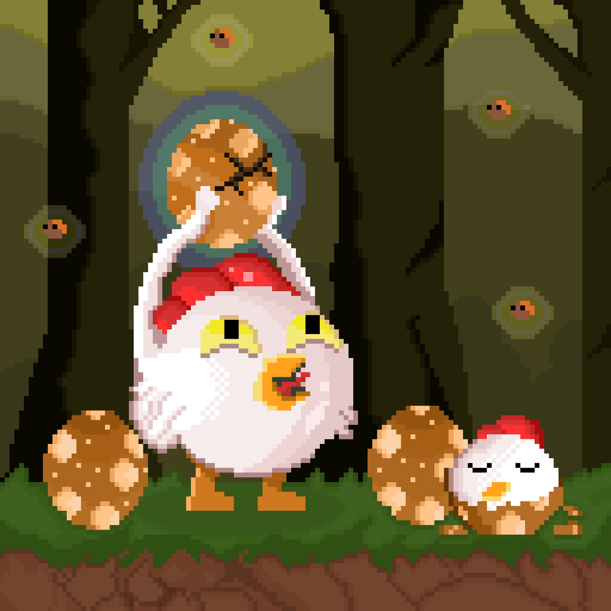 A little devil just hatched.

#pixelart