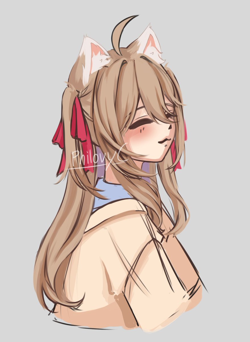 Quick sketch 🐱💜
#heartheartart