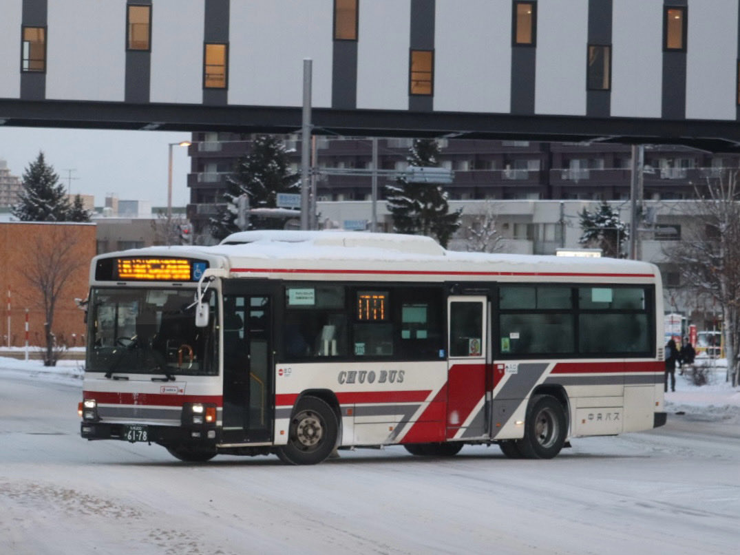 北海道中央バス 札幌 200 か 6178 PJ-LV234N1 07年式 江別営業所所属