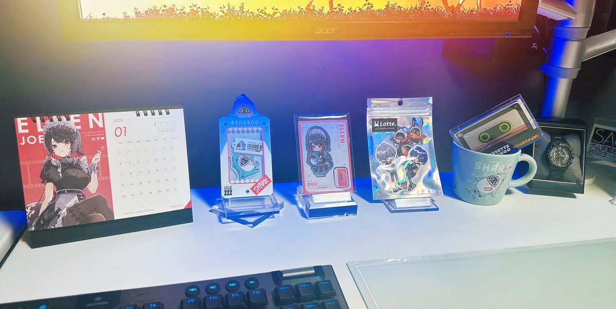 コミケのお気に🦈たち模様替え~!

1人もキャラ持ってない︎︎︎の嘘みたい
ガチャテープ貯めるぞ!☺︎✨️
<a href="/6U_s/">6U☆C107グッズBOOTH通販中</a>