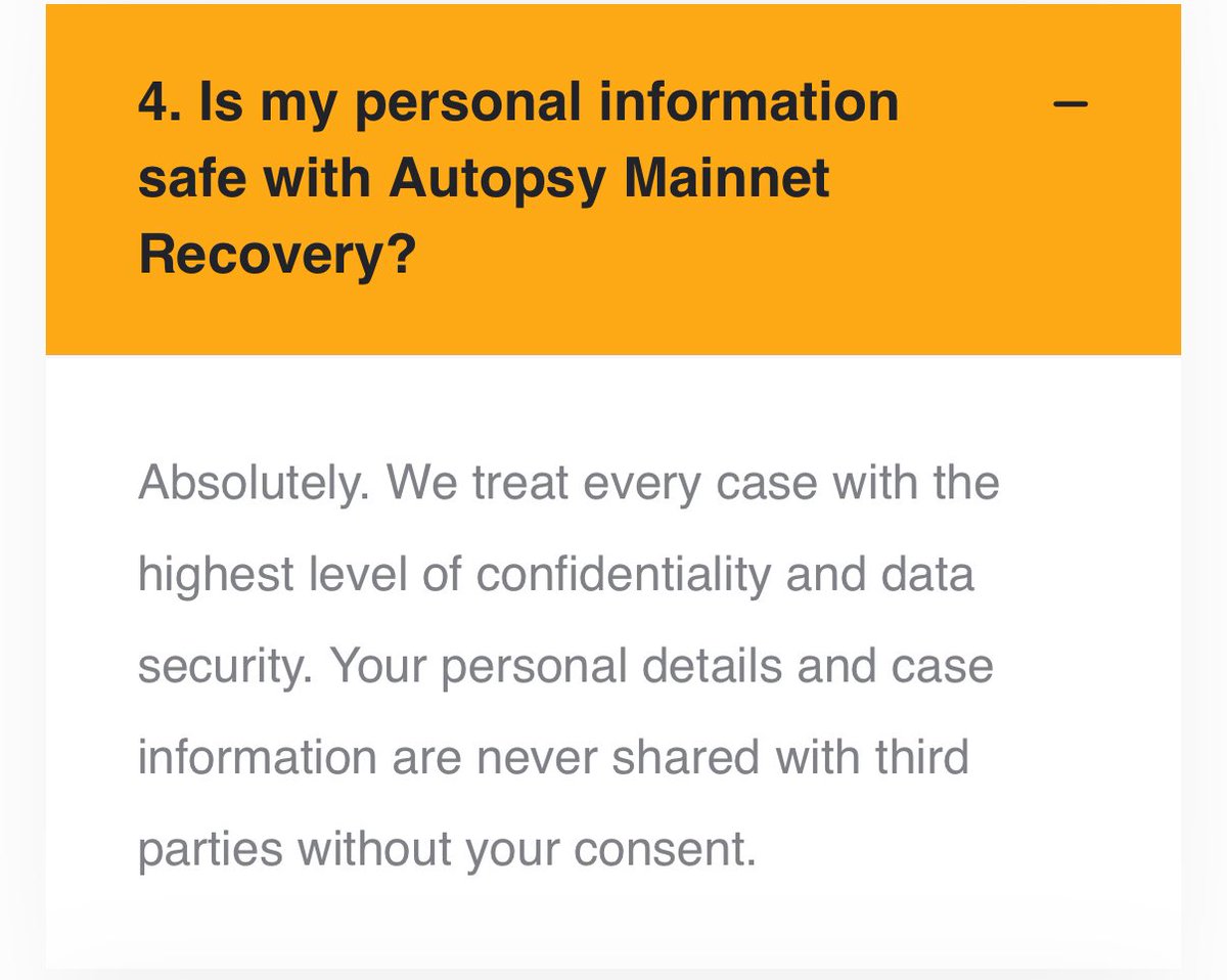 AutopsyMainnet's tweet image. Frequently Question