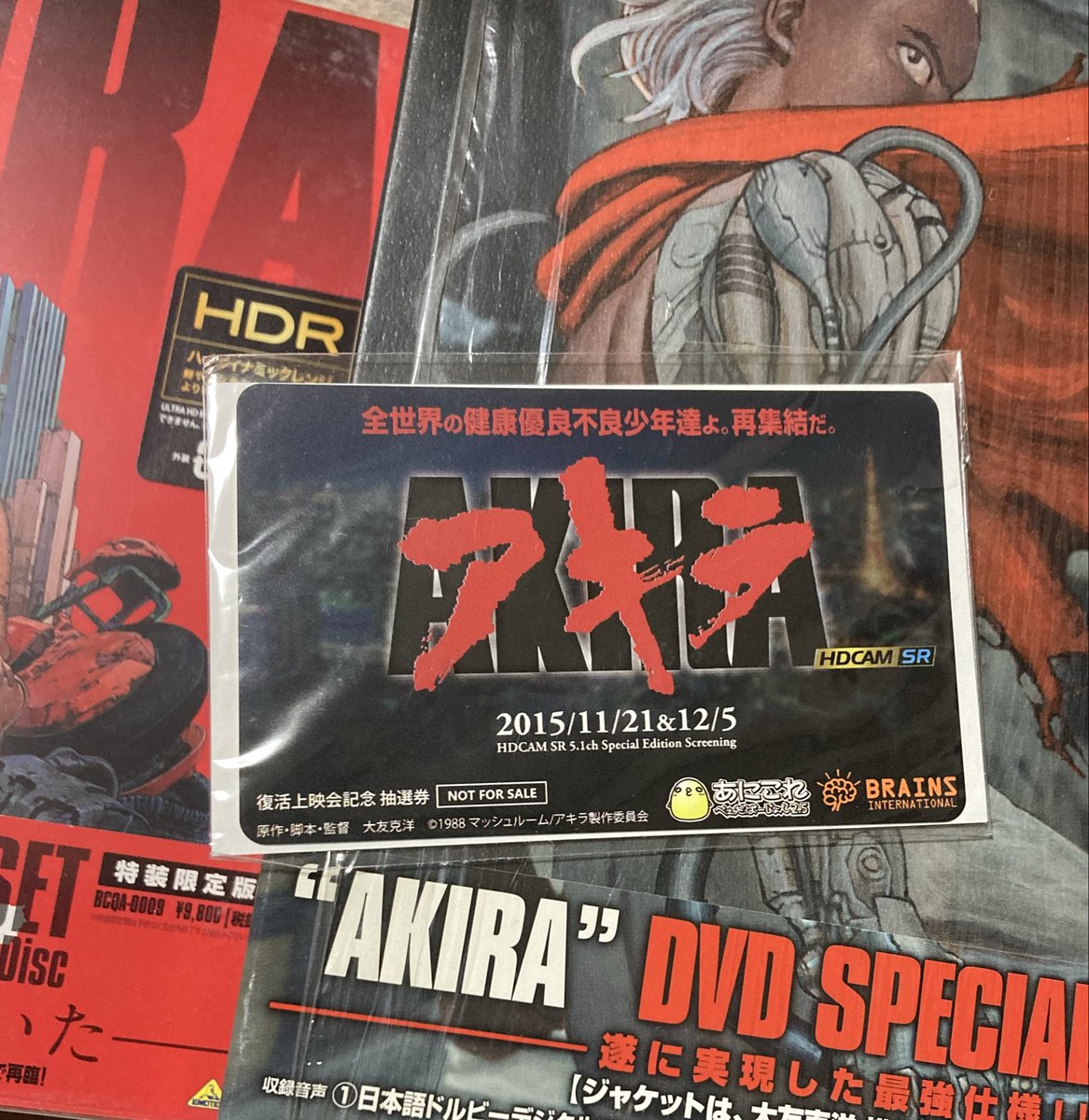 AKIRA リアタイで観れなかったので、とりあえず録画で冒頭だけ見て浸る