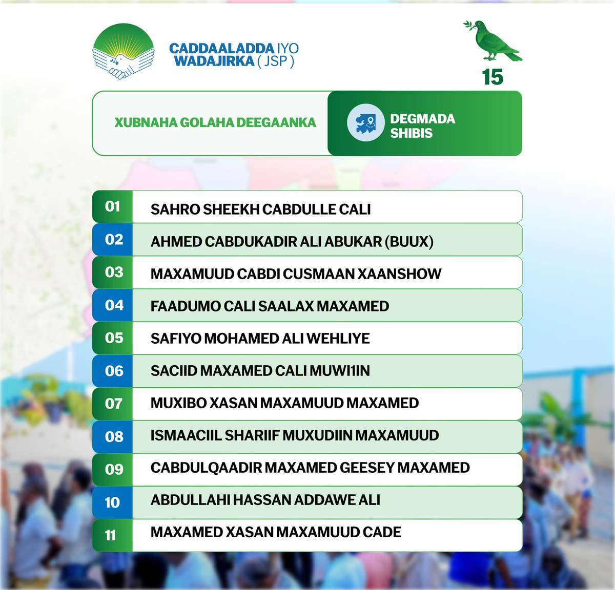 Caddaaladda iyo Wadajirka tweet media