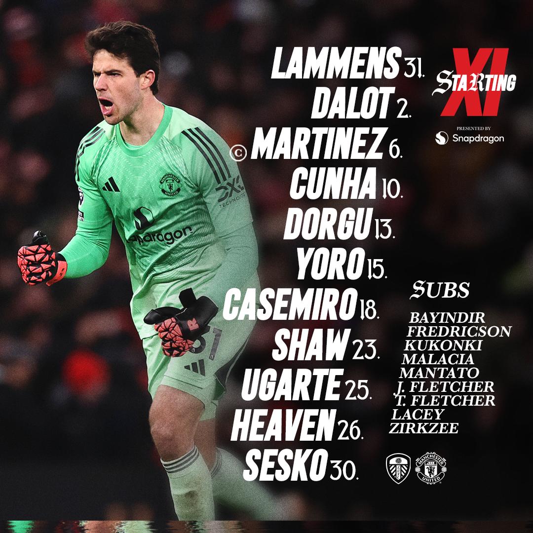 Starting XI

#MatchDay #kingMU