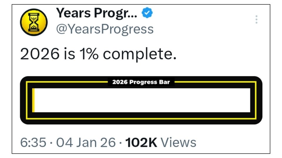 rdplcl's tweet image. 2026 is 1% complete.