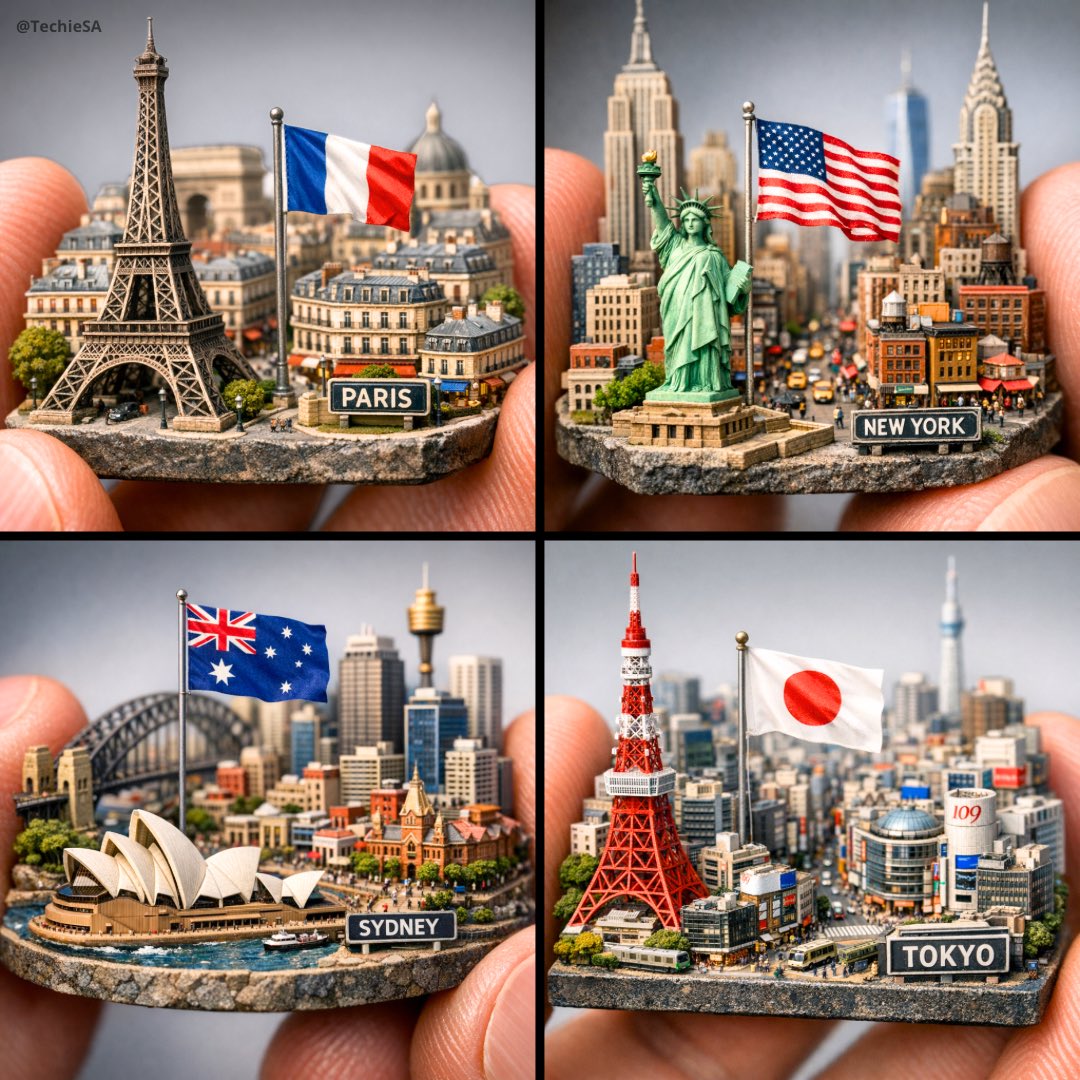 3D Miniature Cities by GPT-1.5 Image🗽✨

Prompt👇🏻