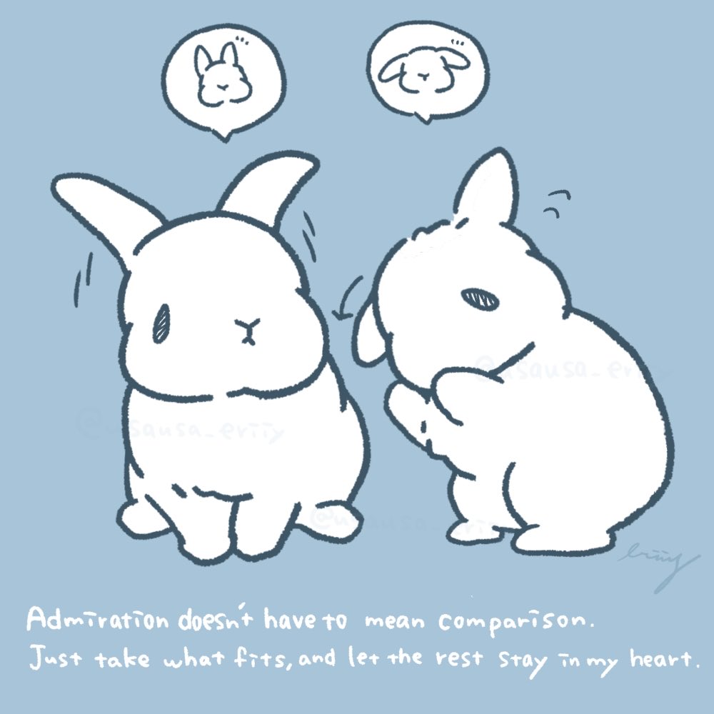 憧れと自分を比べ過ぎると辛くなる
憧れの人から自分に合うものだけ真似して
残りは憧れのままでいいんじゃないかな