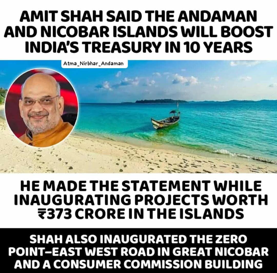 #newandamans 

<a href="/MediaRN_ANI/">Lt. Governor's Secretariat-Media Cell, A&N Islands</a> <a href="/AmitShah/">Amit Shah</a> <a href="/Andaman_Admin/">Andaman and Nicobar Admn</a> <a href="/incredibleindia/">Incredible!ndia</a>
