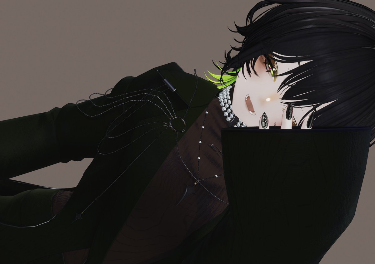 プレゼントキャンペーンに当選し素敵な衣装をご提供頂きました🙏

シルエットが綺麗ですっっごく良い....😭💓

スーツやアクセサリーは着脱可能で、変更するとまた違った雰囲気に！

色変更や着合わせもしやすく改変初心者さんでも着用しやすい衣装でオススメです🙌

🛒<a href="/HakusiVRC/">白紙さん@3D衣装モデラー</a> 
#HakusiShop #LNOA