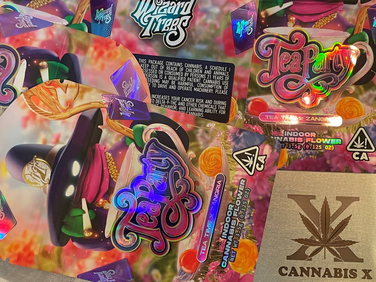 CannabisXThai's tweet image. 🍵 Tea Party — @wizard_trees 
Tea Time × Zangria.
Clean white ash, strong ring, sweet candy notes with a sharp gassy edge.
Balanced, composed, and built with intention.

#TeaParty #WizardTrees #CaliHeritage