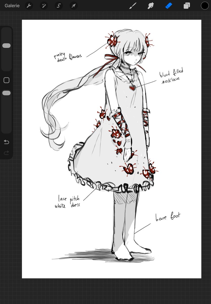 Design i thought of in the train #イラスト #創作