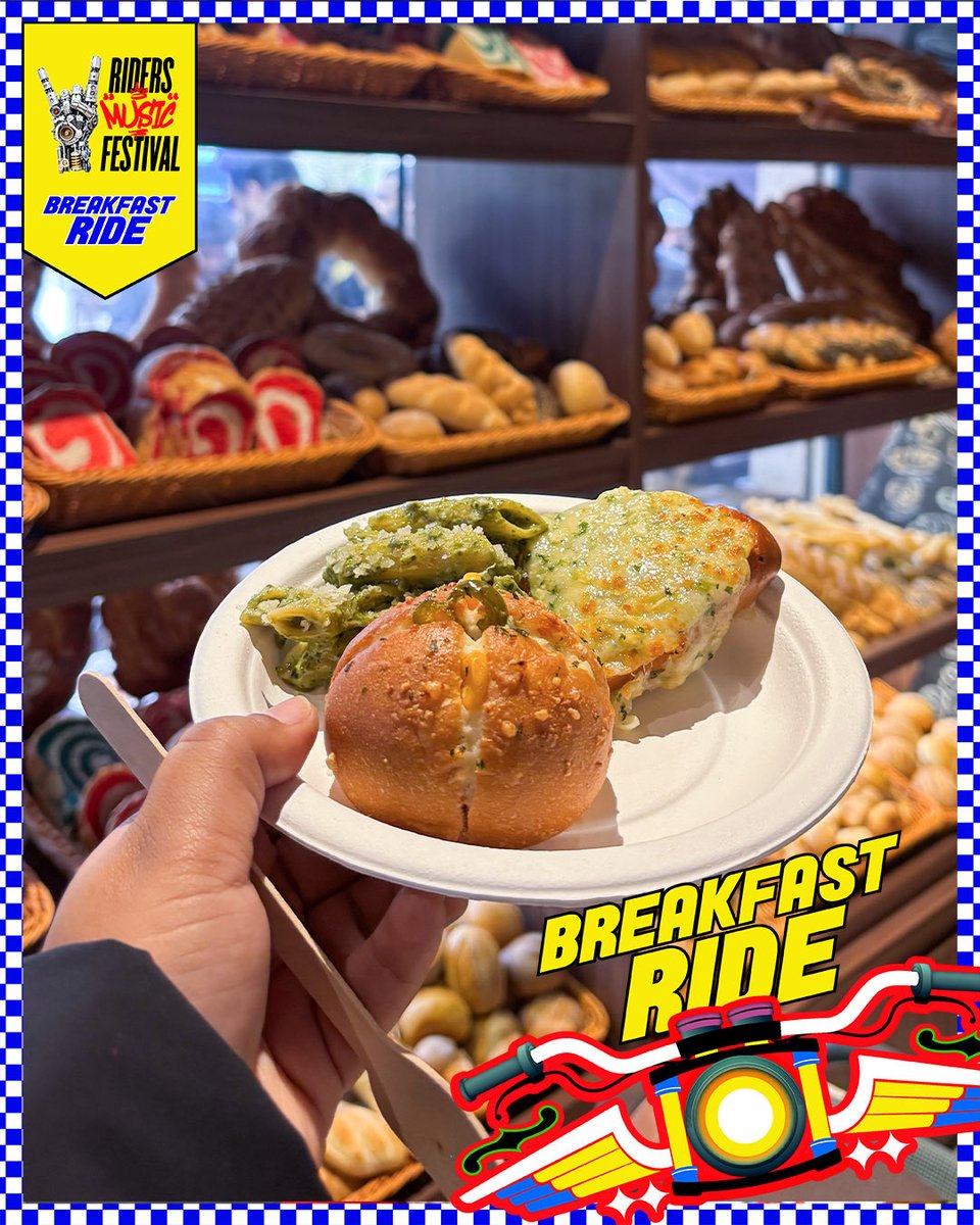 RedFMIndia's tweet photo. From full throttle to full plates! π―π―
Ducati - North Star Automotive riders filed Greedyβs Cafe with chatter, smiles & post-ride swag.
Honestly, breakfast never looked & tasted this good π€π»
#RidersMusicFestival2026 #RMF2026 #RedFM #BajaateRaho #BreakfastRide https://t.co/TVCXfiVlmk