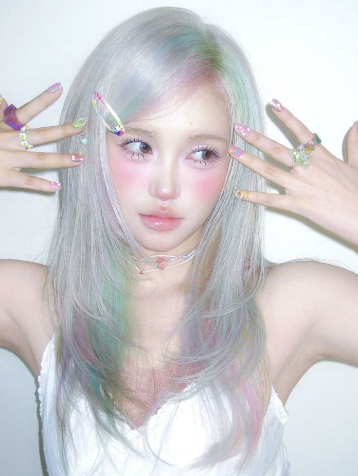 moka you need to try this hairstyle with this hair color...
