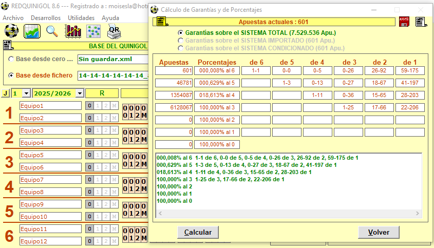 quiniwinSL's tweet photo. Increíble nuevo récord de reducida del juego de  QUINIGOL: 14-14-14-14-14-14 al 3 por 601 apuestas. https://t.co/BCnUvUbAIl
