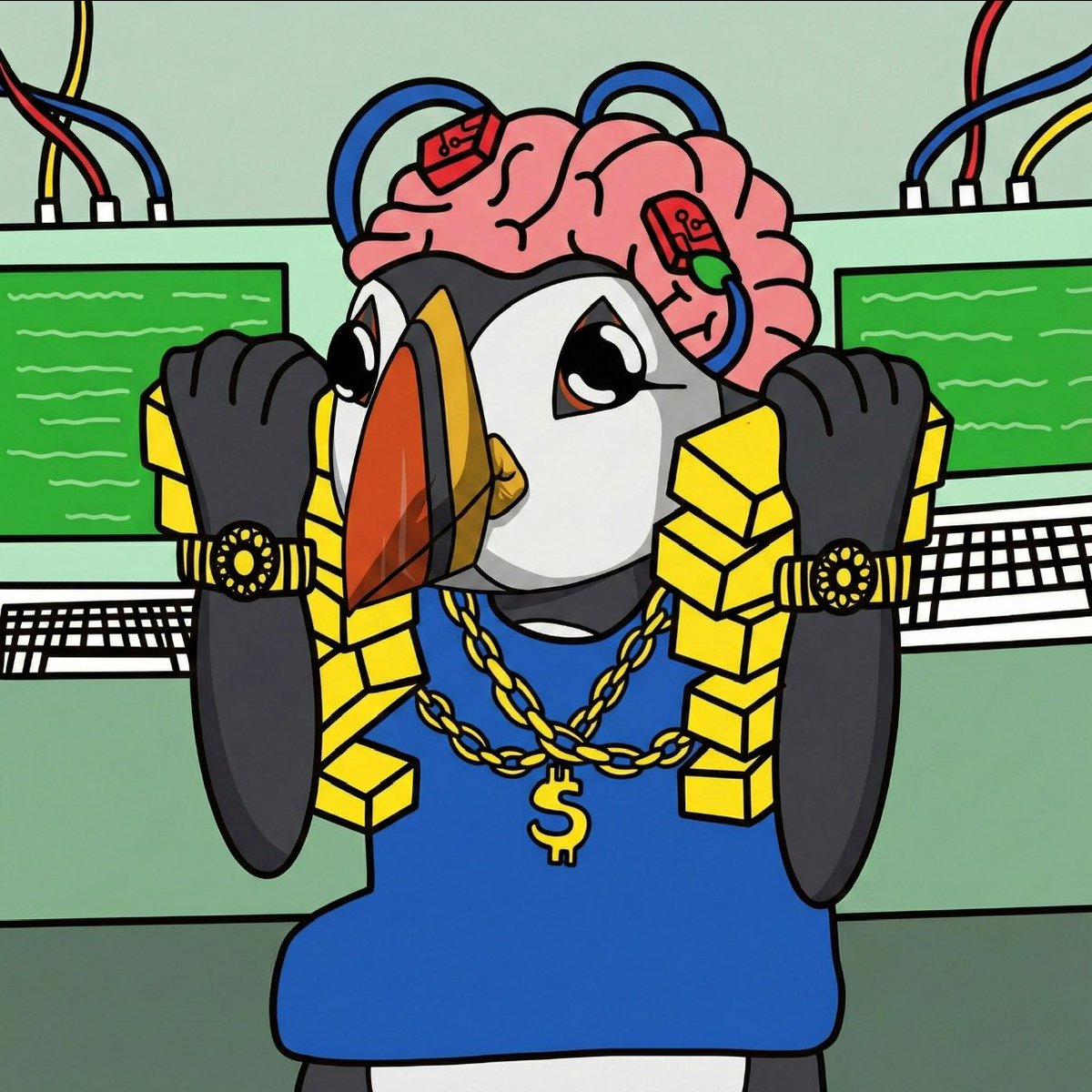gPuffins gPuffins ct 

Wires in my brain
Gold in my hands

> One question on my mind

Where’s my cook today?