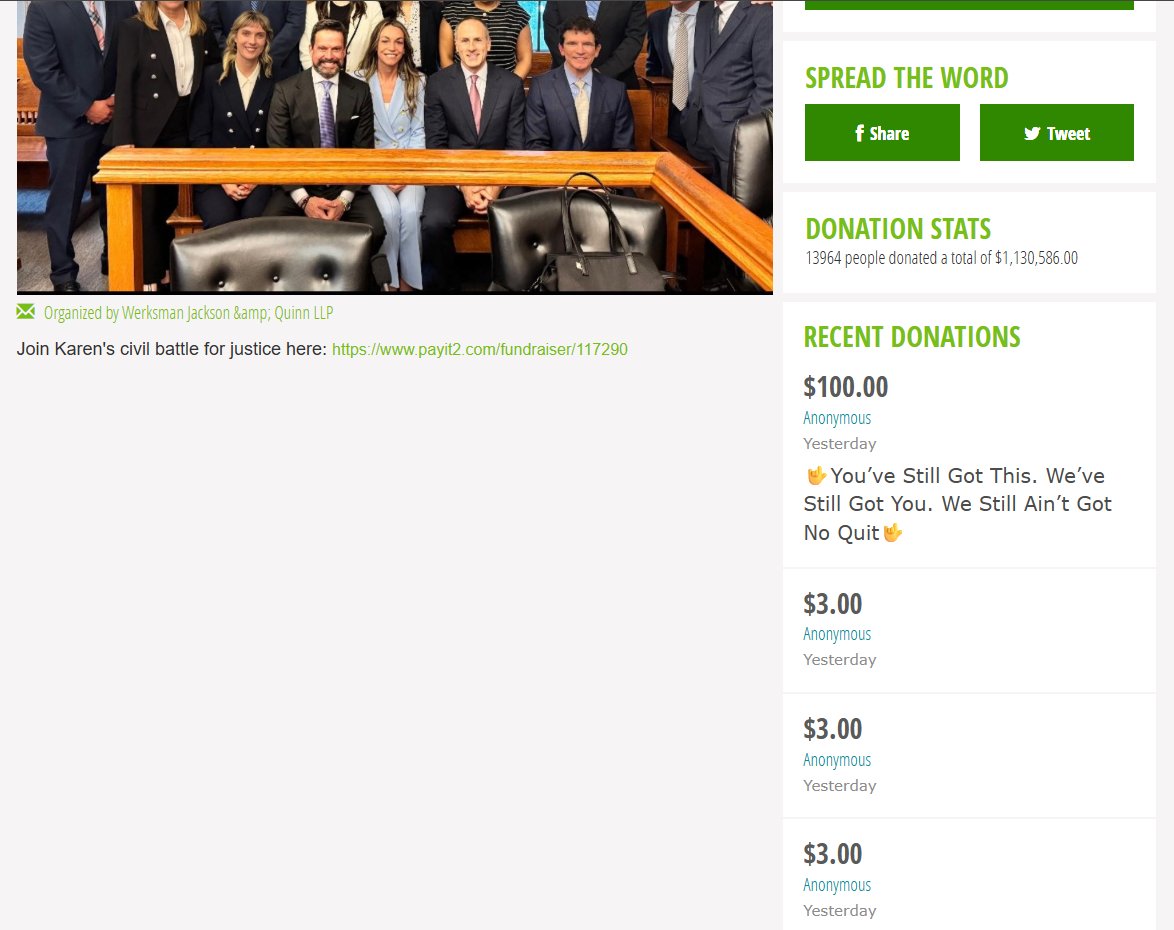 TheSpiciestLRQ's tweet image. Karen's old fundraiser is back up and Alan's little bid bot -  @3dollarLuke is back at it!!