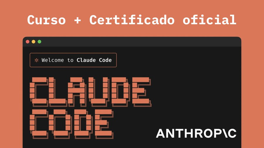 🚨 Claude lanza un curso gratuito para aprender Claude Code desde cero.

Incluye 15 lecciones prácticas, certificado final y flujos avanzados con MCPs.

Si quieres programar más rápido con IA, esto te interesa 👇