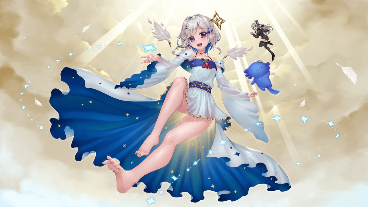 天使の天界への帰還：私たちの心の守護者に感謝し、涙を流してお別れしましょう。

#かなたーと 
#天音かなた

(描き方):
youtu.be/AZVMXPG4MHE