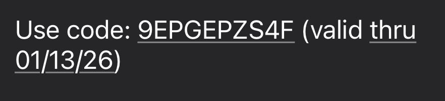 JC95997946's tweet photo. @Pricerrors Since half dozen is only delivery or pick up and not shipped, here’s my code for someone to use since I can’t. https://t.co/bWtQiqOZvr