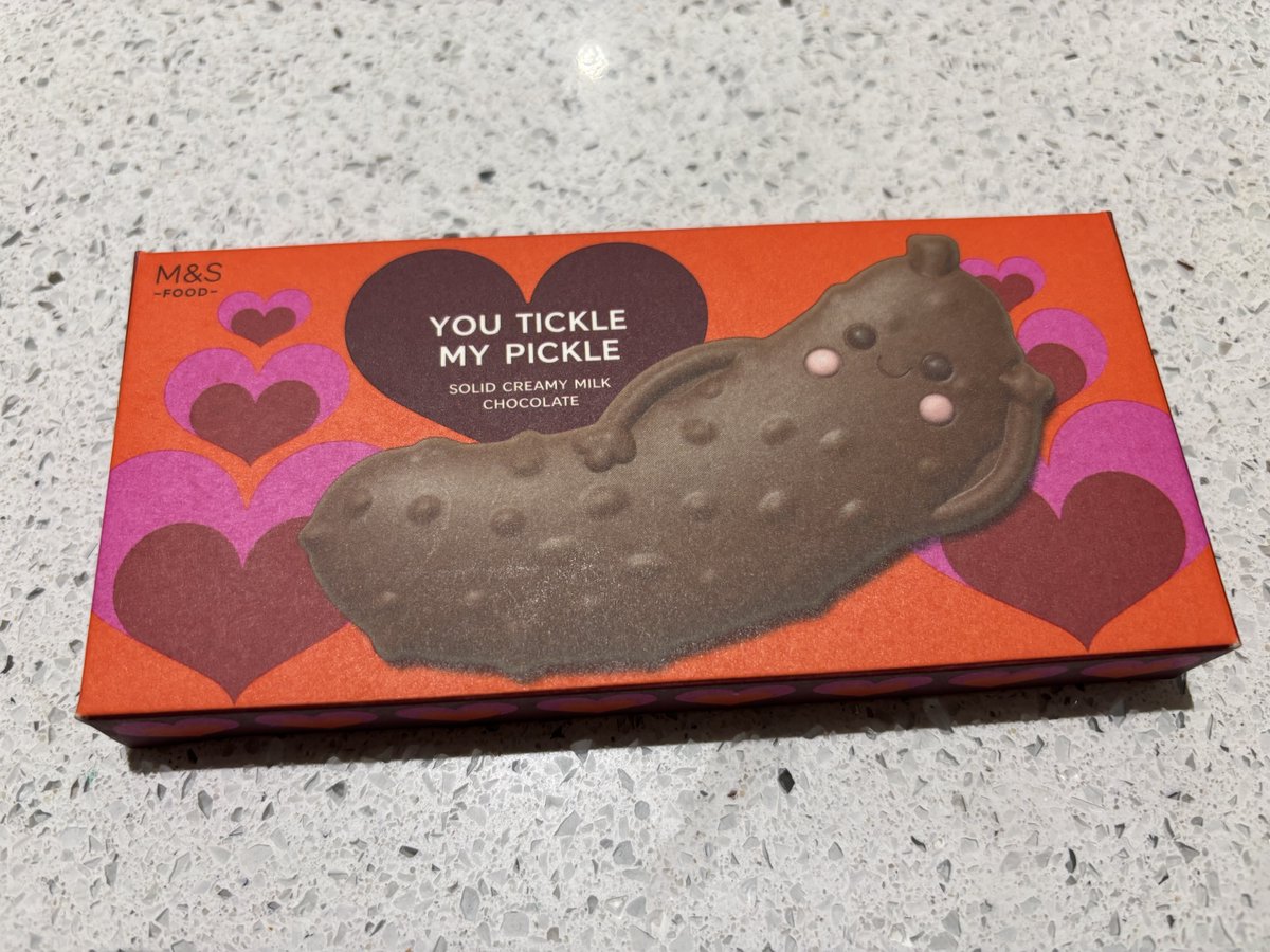 A Valentine treat spotted in M&amp;S this morning 😳