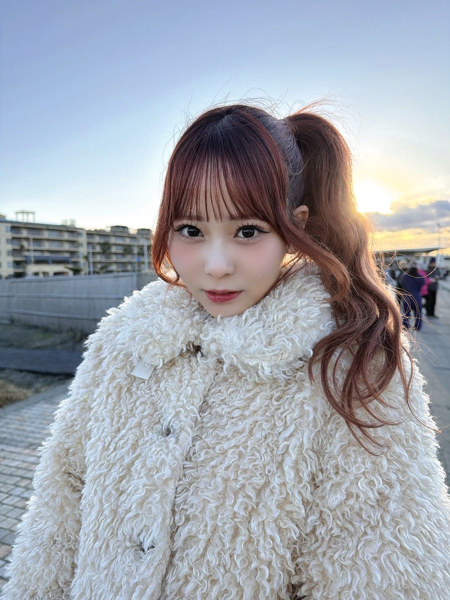 hana_oba's tweet image. 初日の出見に行ったよ〜🌅✨