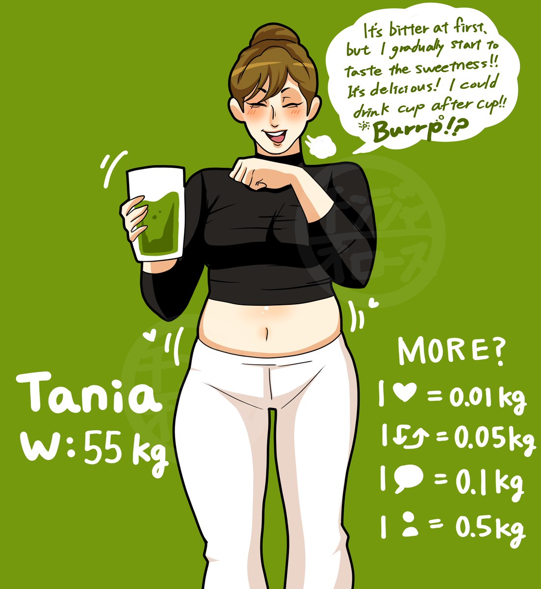 Green Drink Challenge (WGS) 

Tania loved green drink!! She would drink more, but...?  Pls Fav and comment if you wanna watch her story more!