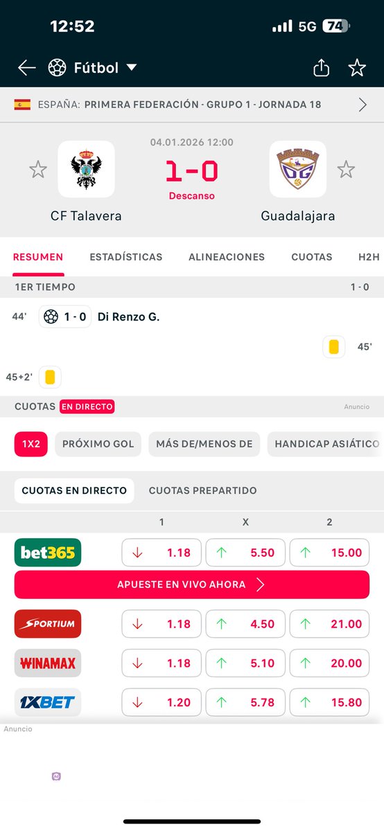 De regalo de reyes, fallo garrafal de Pablo Rojo… nos hundimos en el pozo