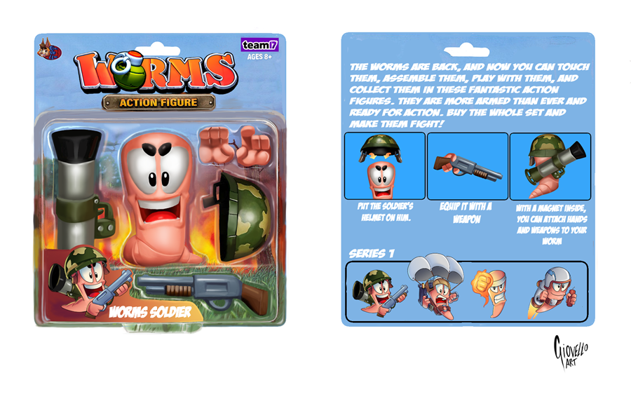 What if Team 17 made a series of action figures based on Worms? That's my idea. I worked on it day and night #team17 <a href="/Team17/">Team17</a> #worms <a href="/WormsTeam17/">Worms</a> #ActionFigure #digitalart #digitalpainting #fanart