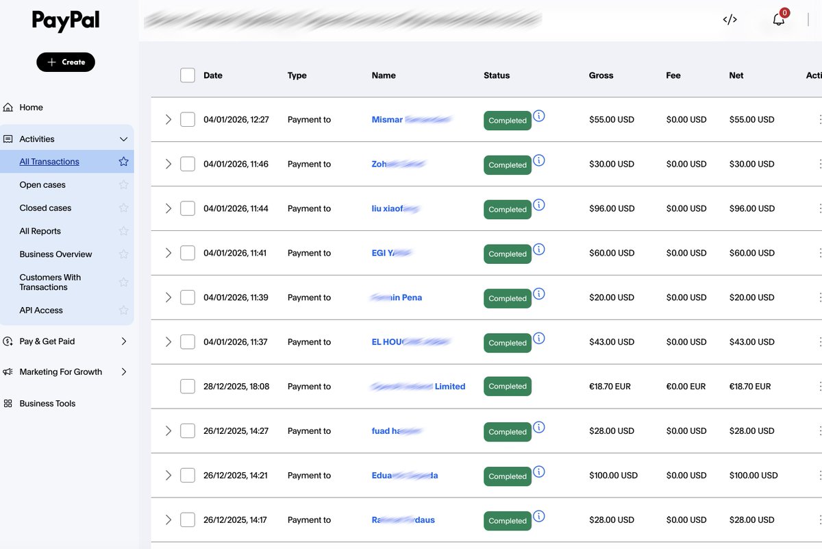 febspot's tweet image. Febspot Payout Report — Jan 4 💸
Another round of payouts completed for our creators!
USDC &amp;amp; PayPal payments sent ✔️
Thank you for your views and traffic.
Share videos, invite friends, and earn with Febspot in 2026 🚀 Febspot.com