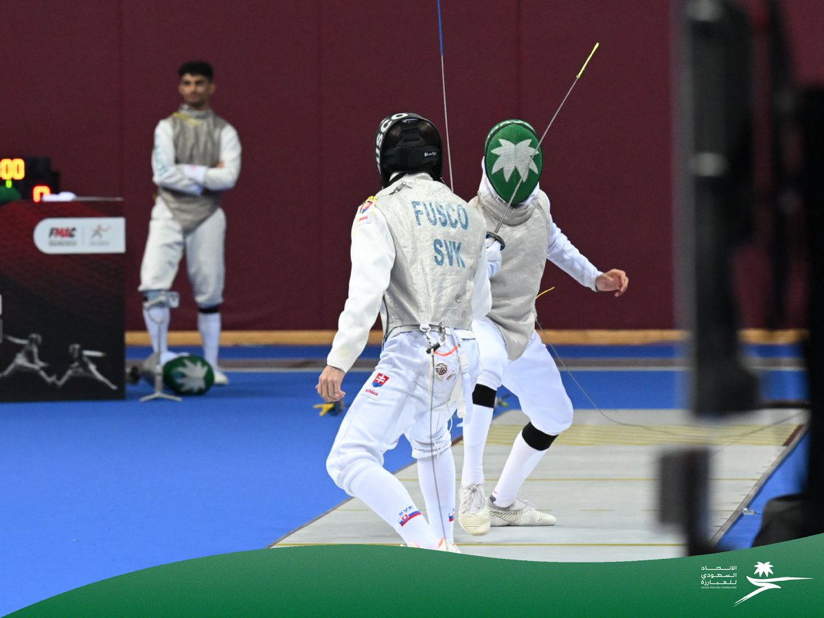 FencingKsa's tweet photo. الشيش حاضر .. منافسة وتجربة جديدة 🤺
مشاركة أخضرنا في منافسات الفرق أمام منتخب سلوفاكيا وينهي البطولة بالمركز 11
📊 السعودية 27 × سلوفاكيا 45
نهاية لقاء دور الـ 16
#أخضر_المبارزة https://t.co/TtOsGOFZBh
