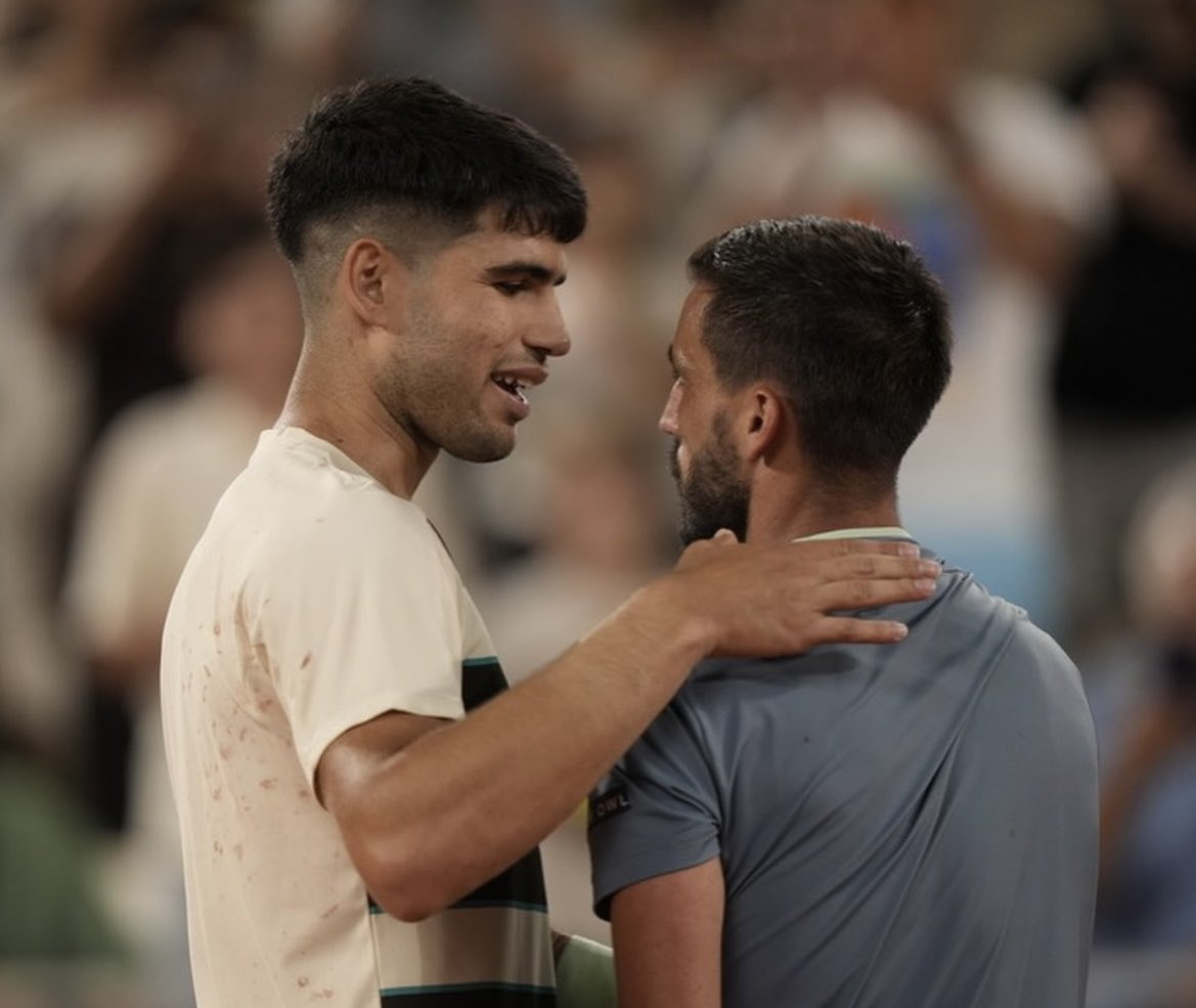 BiHTennis's tweet image. To start things off, let’s take a look at our players before the season starts:

1. Damir Džumhur - 66th: Won 21 matches, lost 27. After being nearly absent from 2020-2024, 2025 was a great success. His best match came against current #1 Alcaraz.

Prediction: Should stay top 100