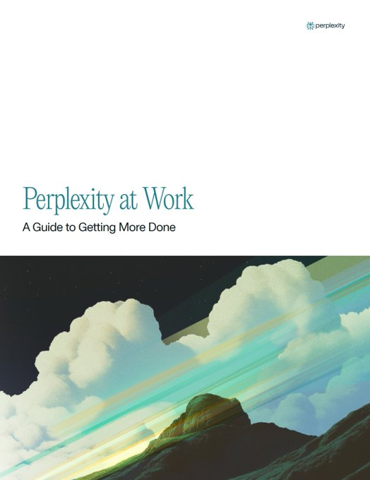 ericw_ai's tweet image. Perplexity literally dropped a 42-page masterclass on productivity