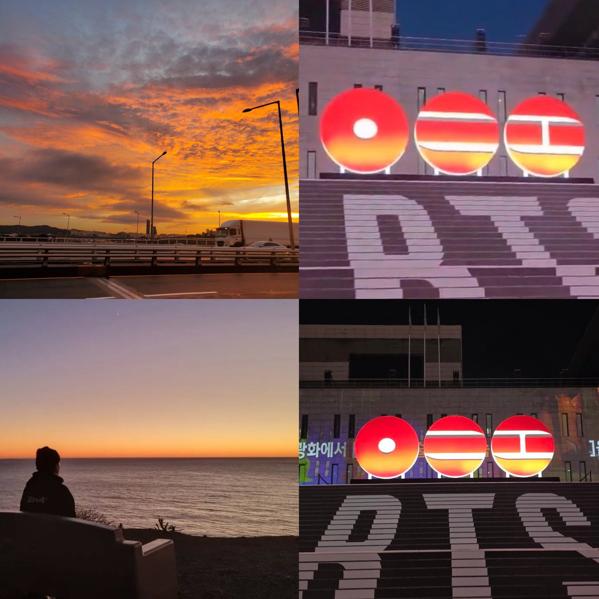 sakinayoongi's tweet photo. Yoongi sunset                          BTS sunset https://t.co/tq4f15DKSf