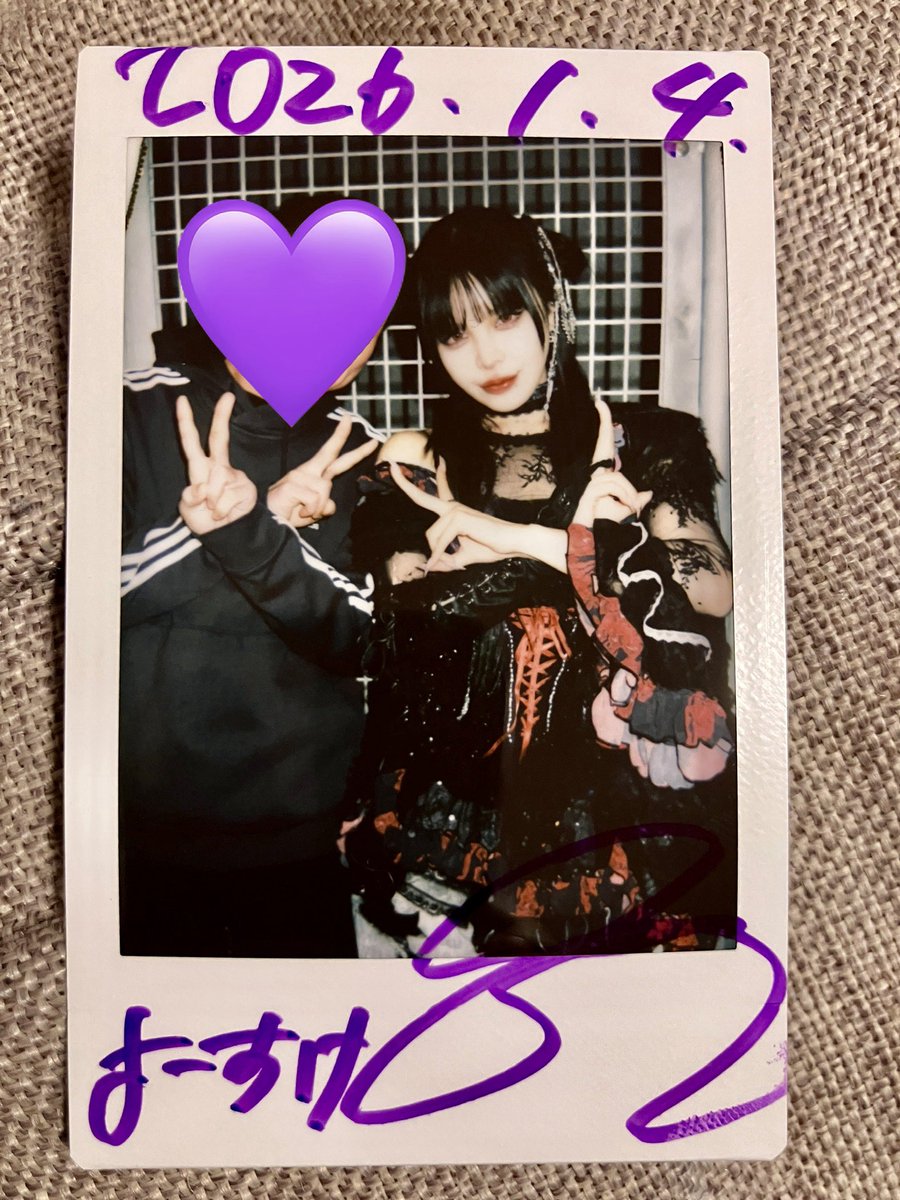 HEROINES NEW YEAR in OSAKA」 #ZeppNamba #夜宵やむ 様とチェキ撮って