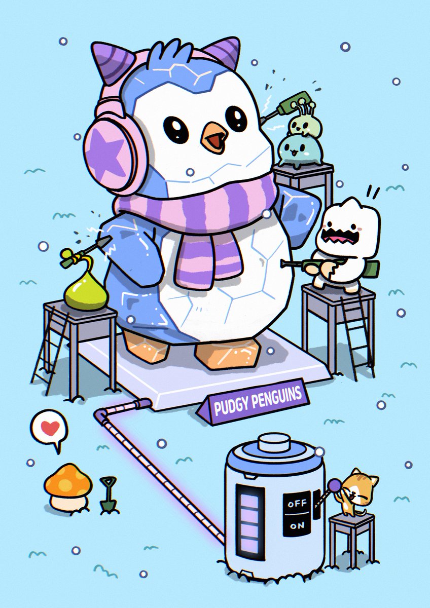 D-4
Let the winter magic begin 🐧❄️