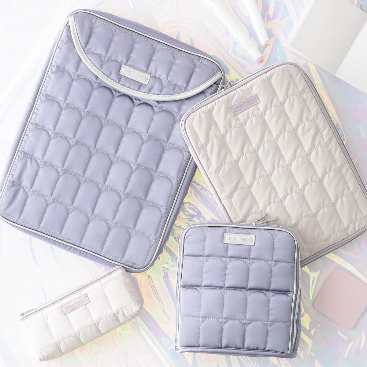 Francfranc⭐︎本革ハラコパッチワークスツール デスクワークの気分をあげてくれる おすすめアイテムをご紹介します