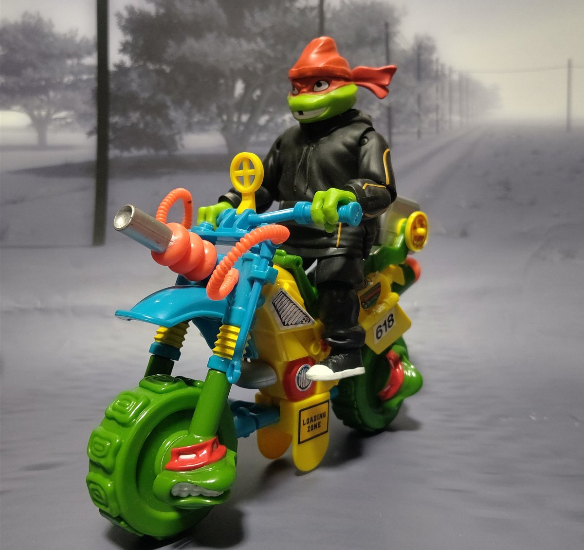 🐢【TMNT(タートルズ) ラファ&タートルバイク】❄️🏍️ TEENAGE